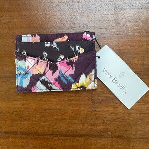 NWT Vera Bradley Iconic Slim Card Case Indiana Rose